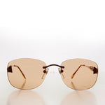 Load image into Gallery viewer, Tinted Rimless 90s Vintage Sunglasses
