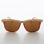 Load image into Gallery viewer, Gold Brow Line Vintage Sunglasses
