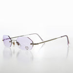 Load image into Gallery viewer, Heart Rhinestone Rimless Vintage Sunglasses - Splashy
