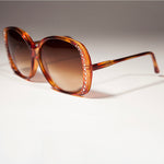 Load image into Gallery viewer, Rhinestone Oversized Vintage Sunglasses 
