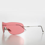 Load image into Gallery viewer, Y2K Rimless Shield Sunglasses 
