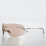 Load image into Gallery viewer, Y2K Rimless Shield Sunglasses 

