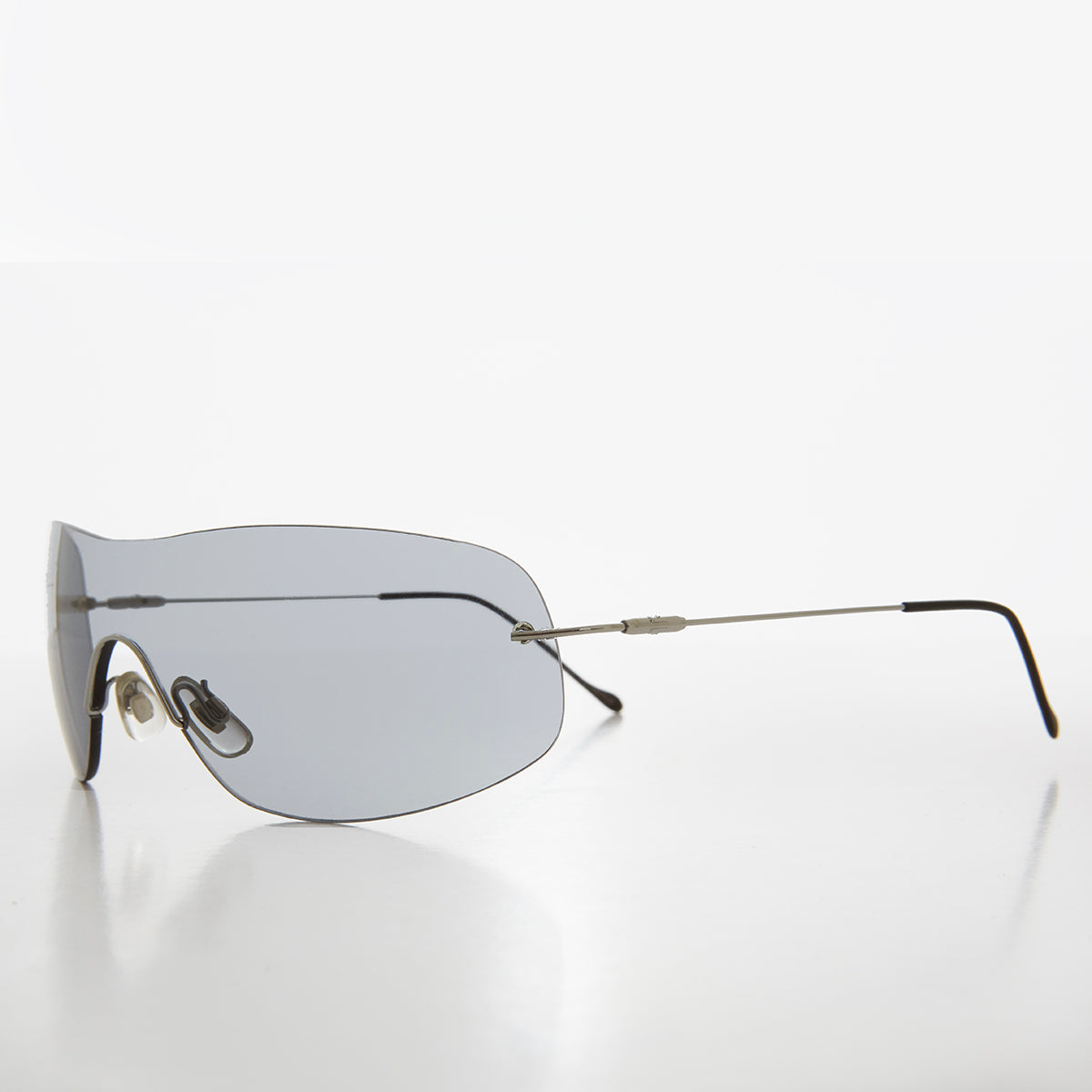 y2k Rimless Shield Sunglasses