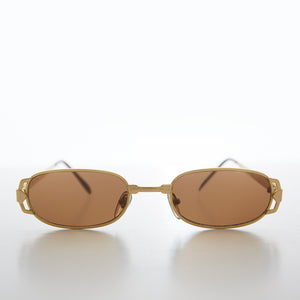 Micro Rectangle Vintage Sunglasses