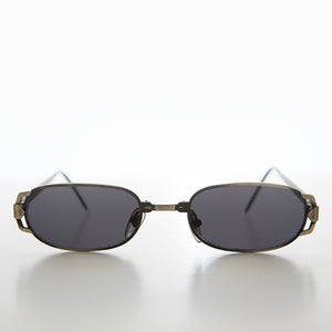 Micro Rectangle Vintage Sunglasses