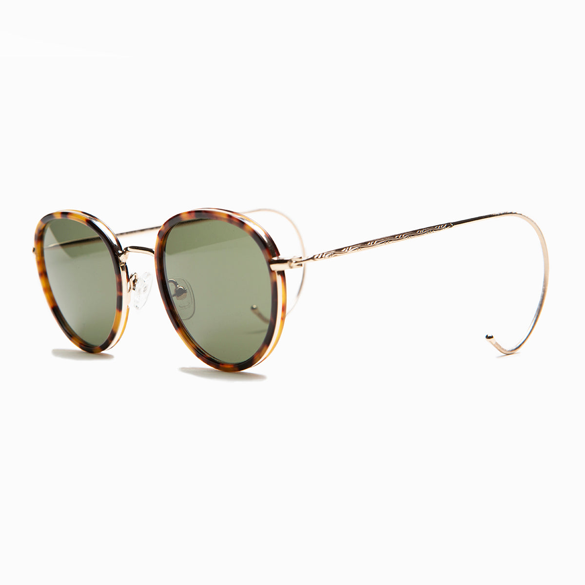 Preppy Sunglass with Cable Temples