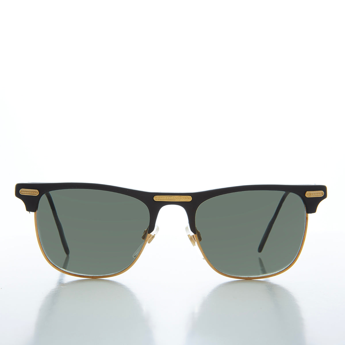 Half Frame Classic 90s Sunglasses - Omar