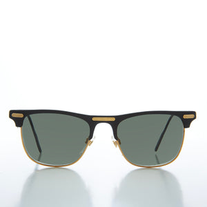 Half Frame Classic 90s Sunglasses - Omar