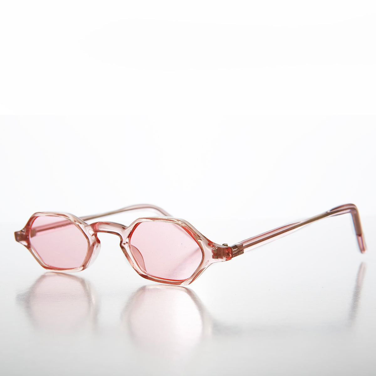 Tiny Hexagon Vintage Sunglasses