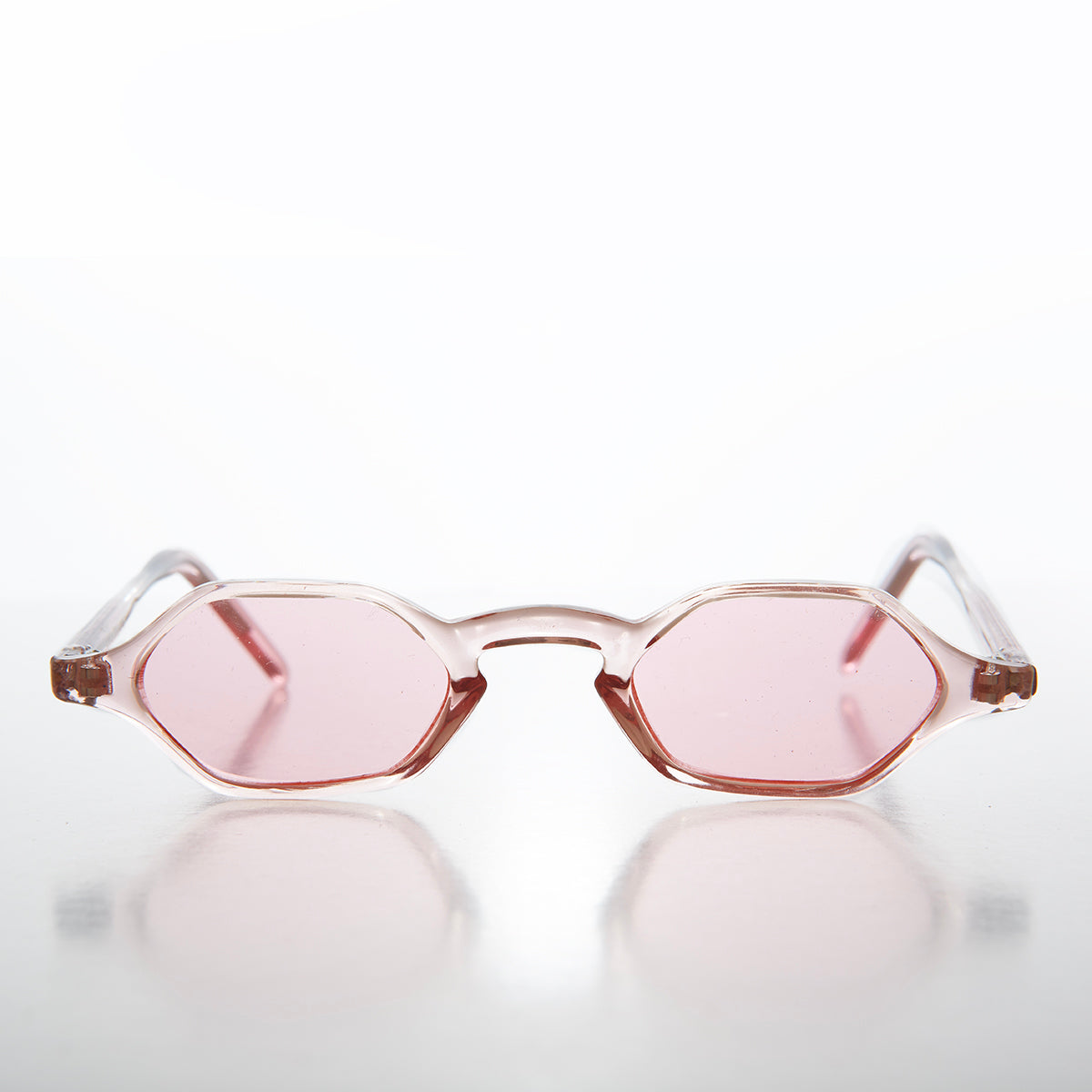 Tiny Hexagon Vintage Sunglasses