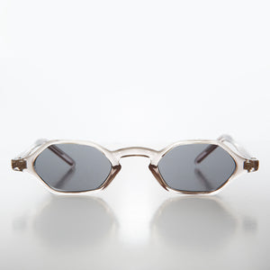 Tiny Hexagon Vintage Sunglasses