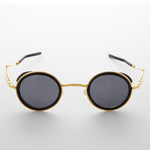 Load image into Gallery viewer, Round Side Shield Folding Sunglasses 
