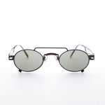 Load image into Gallery viewer, Small Steampunk Aviator with Oval Lens 
