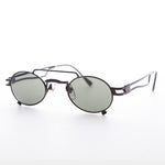Load image into Gallery viewer, Small Steampunk Aviator with Oval Lens 
