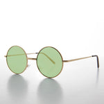 Load image into Gallery viewer, Large Round Tinted Lens Sunglasses
