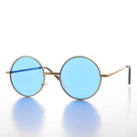 Load image into Gallery viewer, Large Round Tinted Lens Sunglasses
