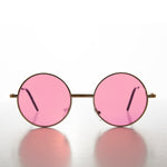 Load image into Gallery viewer, Round Hippy Colored Lens Sunglass - Tippy
