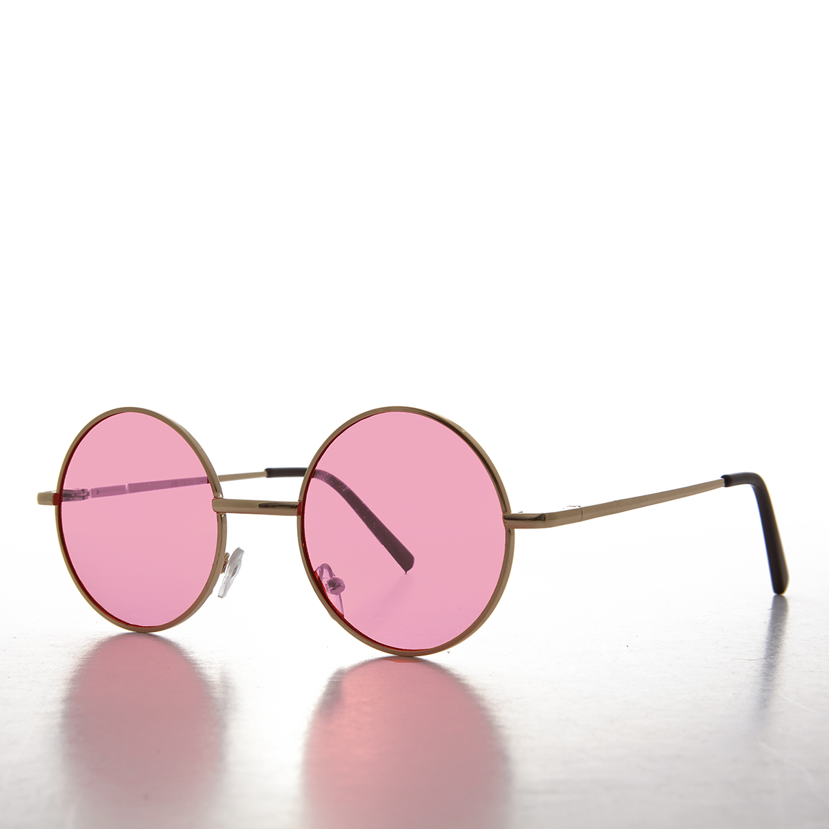 HW2013 - Rimless Retro Round Geometric Frameless Tinted Fashion Sunglasses