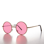 Load image into Gallery viewer, Round Hippy Colored Lens Sunglass - Tippy
