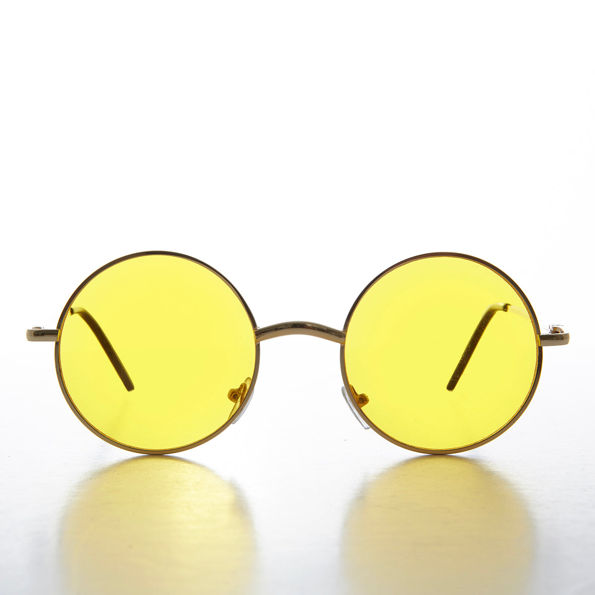 Large Round Tinted Lens Sunglasses