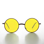 Load image into Gallery viewer, Large Round Tinted Lens Sunglasses
