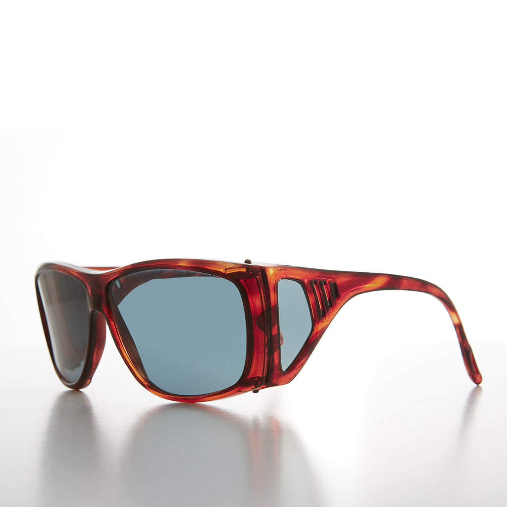Polarized Glass Lens Side Shield Vintage 80s Sunglass