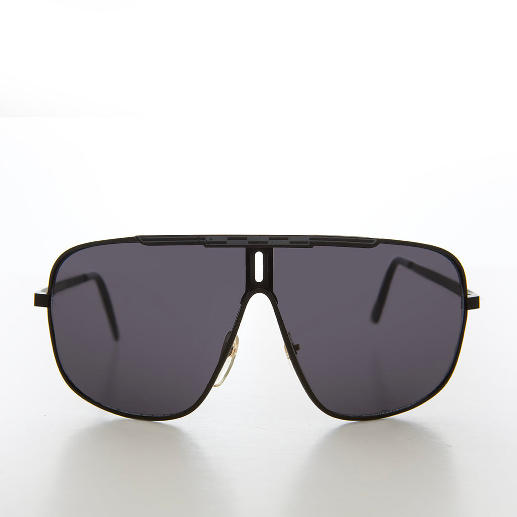 Large Square Vintage Pilot Sunglasses
