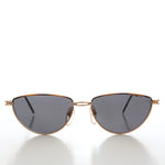 Load image into Gallery viewer, Gold Semi-Oval Vintage Sunglasses 
