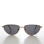 Load image into Gallery viewer, Gold Semi-Oval Vintage Sunglasses 
