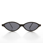 Load image into Gallery viewer, Punk Rock Oval Narrow Cat Eye Vintage Sunglass
