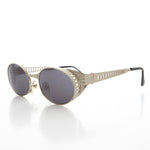 Load image into Gallery viewer, oval metal sunglasses
