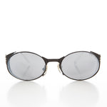 Load image into Gallery viewer, oval metal sunglasses
