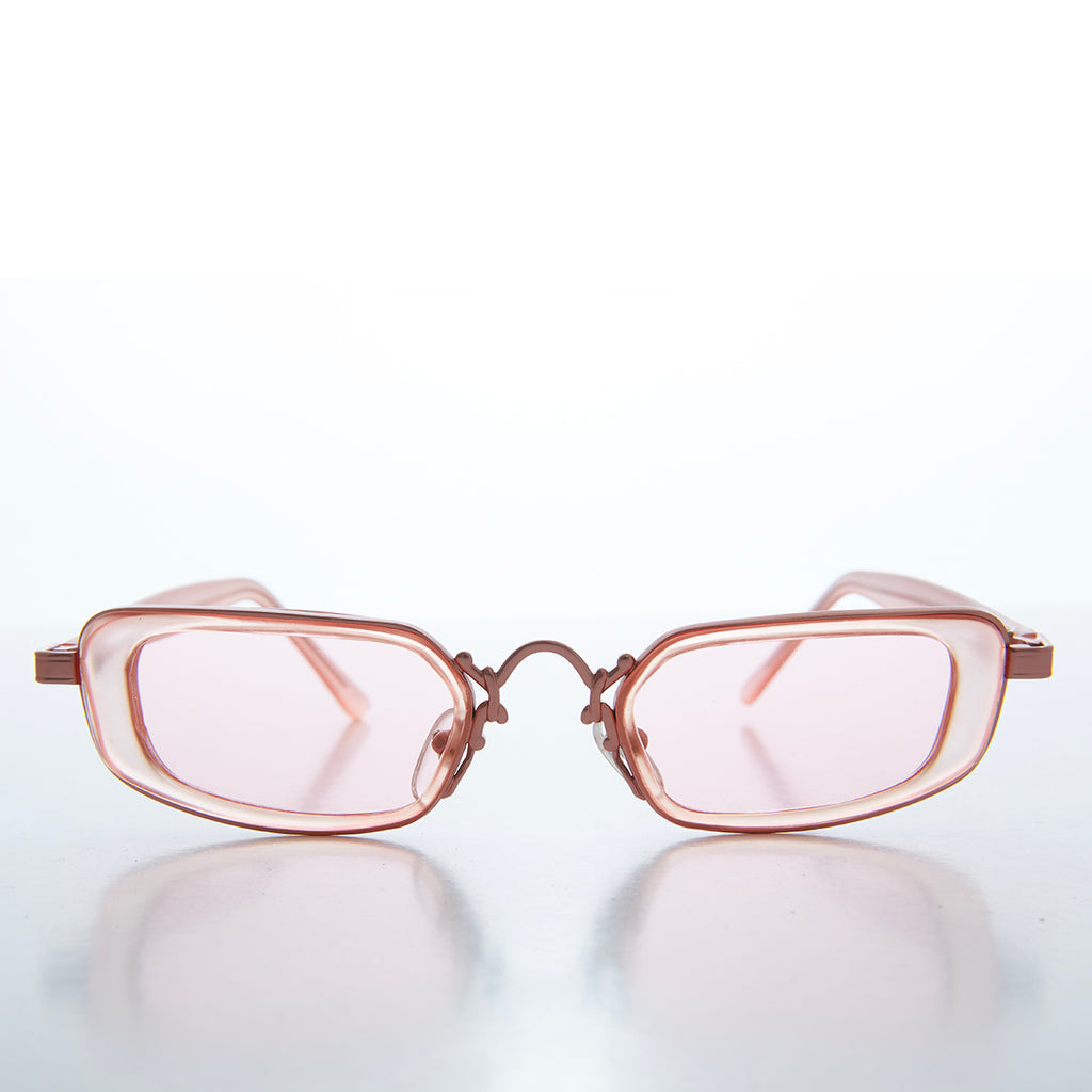 Colorful Rectangle Vintage Sunglasses 
