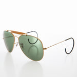 Load image into Gallery viewer, gold aviator sunglasses
