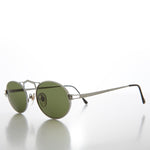 Load image into Gallery viewer, silver oval sunglasses
