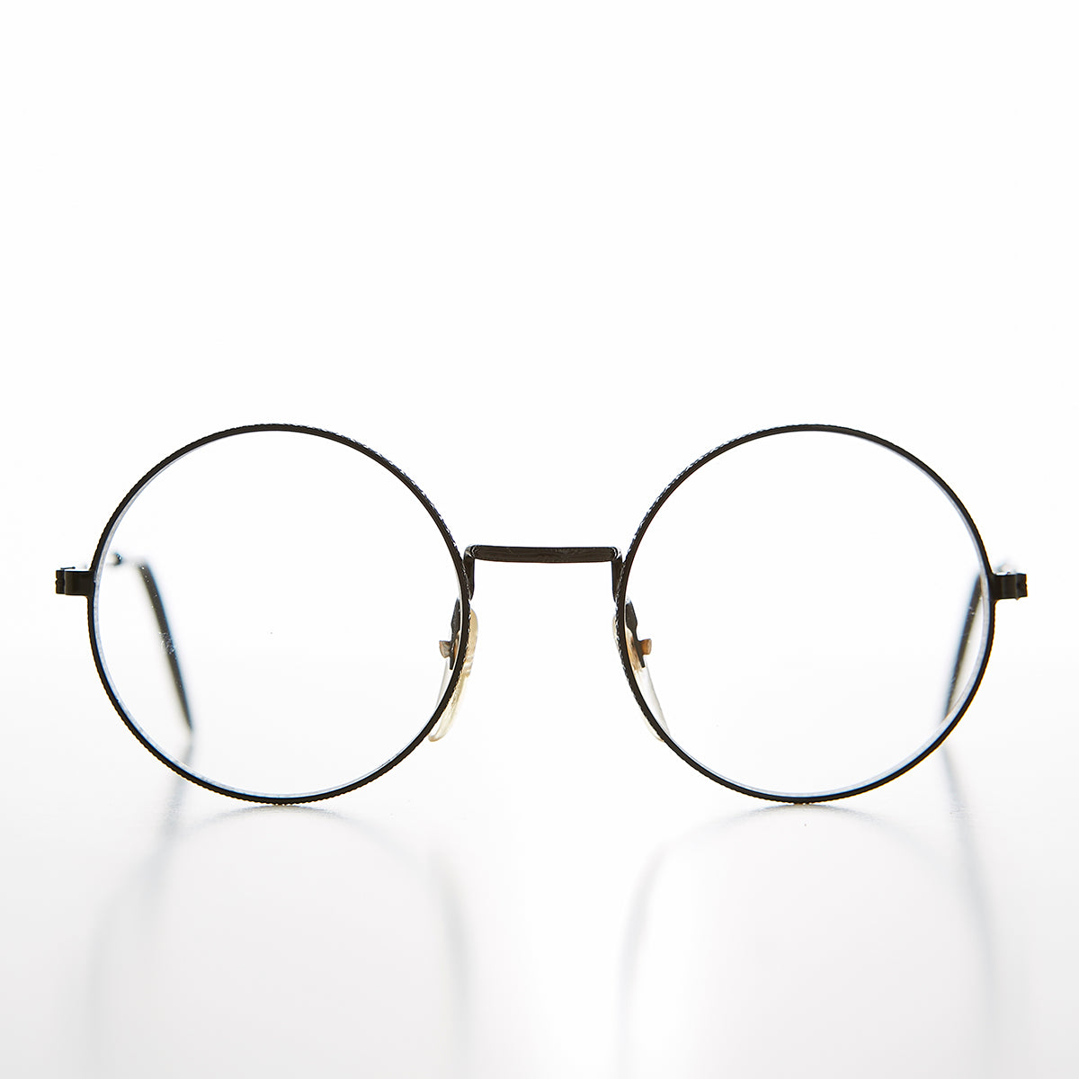 Small Round Frame with Clear Lens - Yale