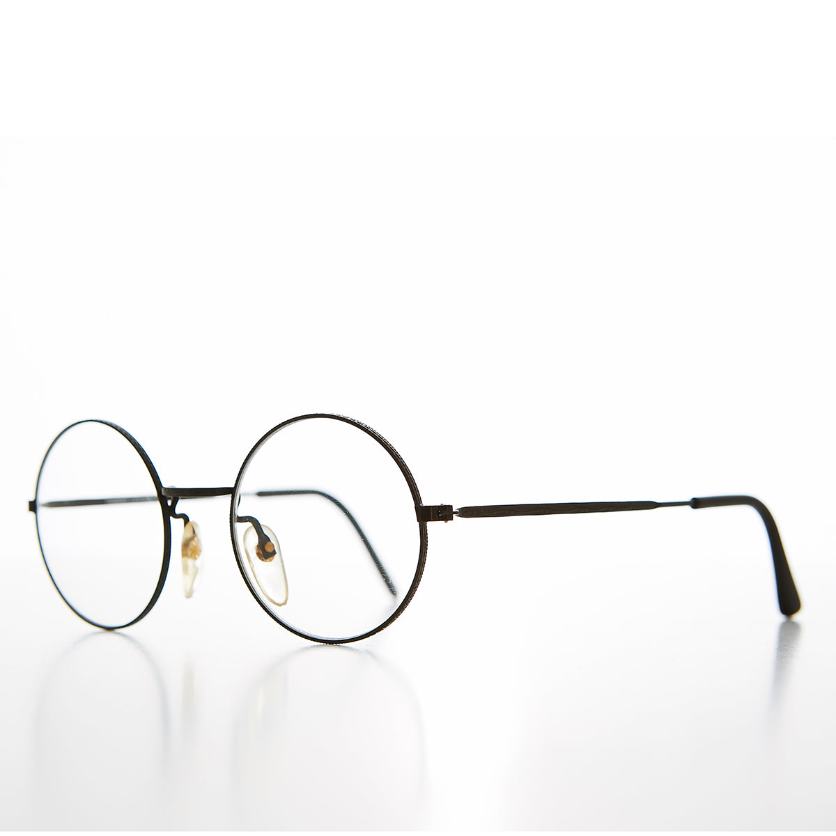 Small Round Frame with Clear Lens - Yale