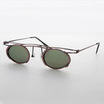 Load image into Gallery viewer, Floating Oval Lens Edwardian Steampunk Vintage Sunglass

