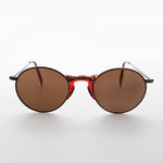 Load image into Gallery viewer, Round Unique Keyhole Bridge Vintage Sunglass
