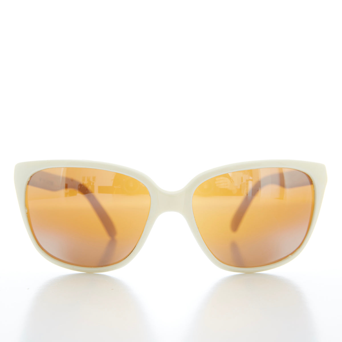 80s Classic Curved Square Sunglasses 