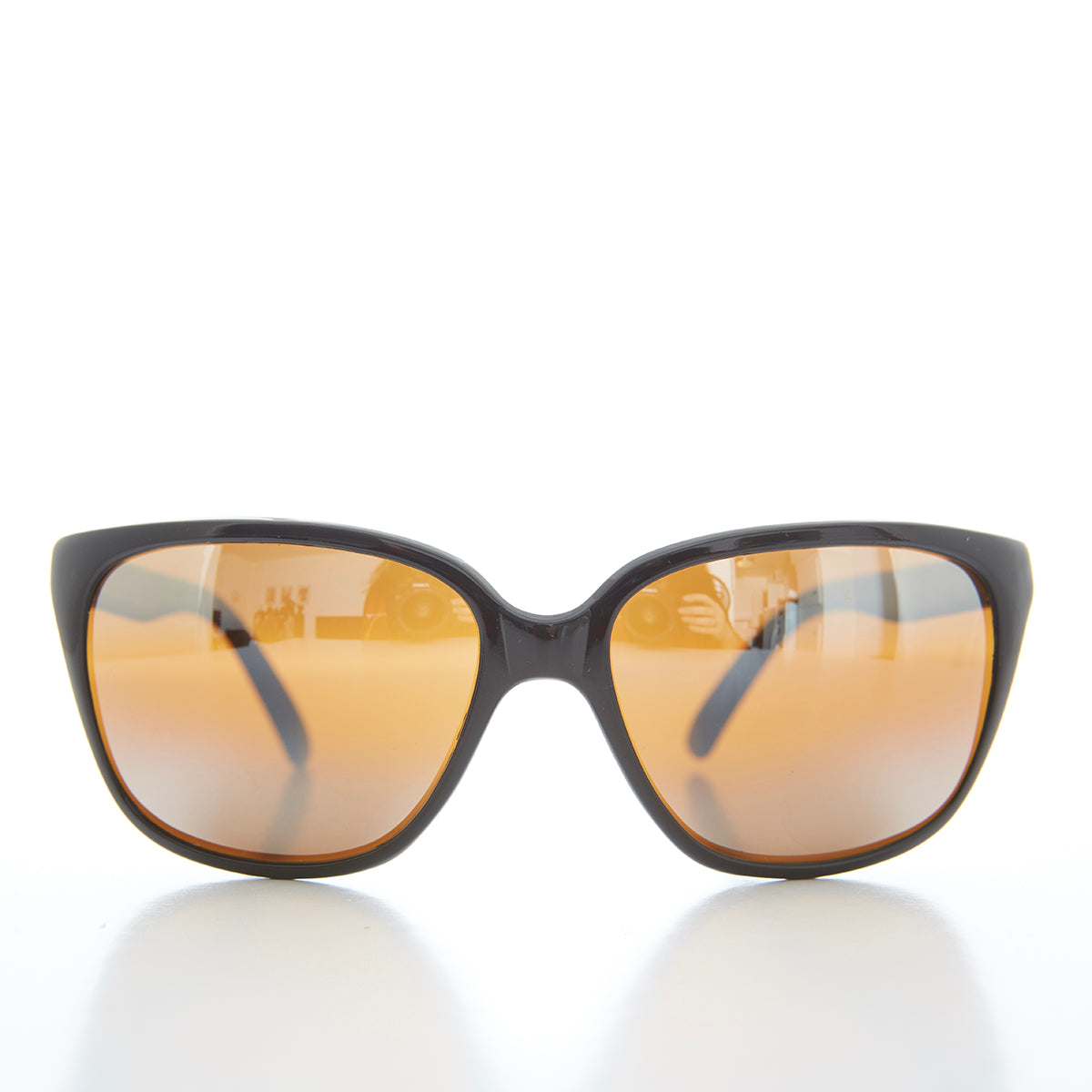80s Classic Curved Square Sunglasses 