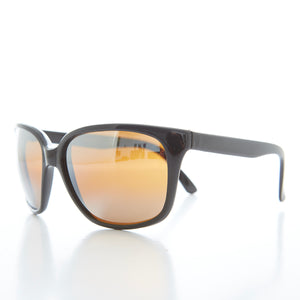 80s Classic Curved Square Sunglasses 