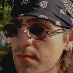 Load and play video in Gallery viewer, Ultimate Black Metal Steampunk Sunglass - Jules
