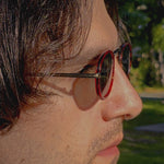 Load and play video in Gallery viewer, Oval Old Fashioned Aviator Sunglass Optical Quality - Gatsby
