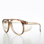 Load image into Gallery viewer, Brown Aviator Safety Glasses with Side Shields - Vern
