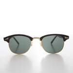 Load image into Gallery viewer, Classic Half Frame Vintage Sunglass with Glass Lens - Hollis
