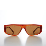 Load image into Gallery viewer, Beatnik Flat Top Hipster Brown Mahogany Vintage Sunglass
