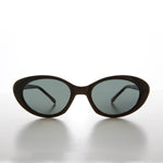 Load image into Gallery viewer, Mod Black Cat Eye Sunglass Unisex 90s Vintage
