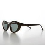 Load image into Gallery viewer, Mod Black Cat Eye Sunglass Unisex 90s Vintage
