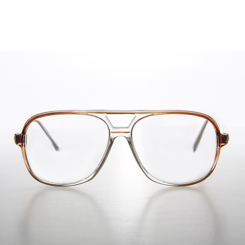 Square Retro Aviator Reading Glasses